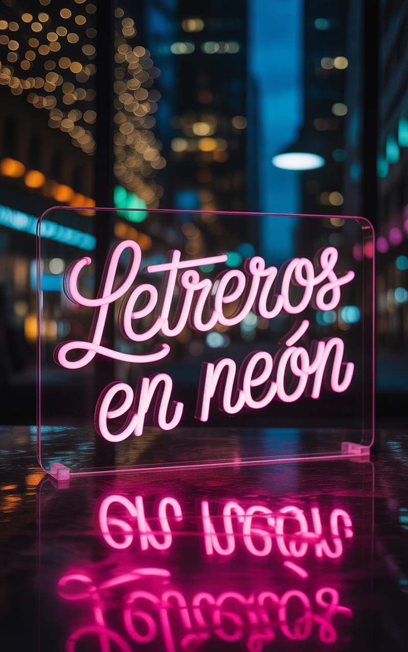 Letras de acrílico brillante